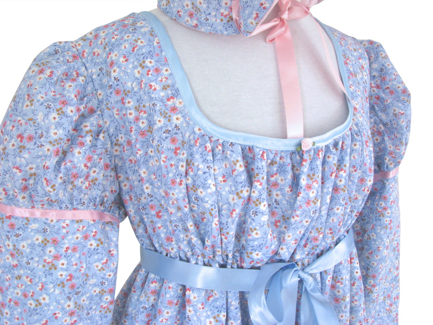 Ladies 19th Century Jane Austen Regency day Costume size 14 - 16 Image